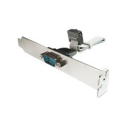 DIGITUS Panel szeregowy 0.25m beżowy D-Sub(DB-9) IDC