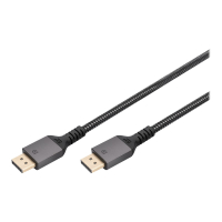 Kabel DIGITUS polaczeniowy PREMIUM DisplayPort 8K60Hz UHD DP/DP M/M czarny 1m