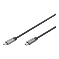 Kabel DIGITUS polaczeniowy USB 3.0 PREMIUM 4K 60W/5Gbps Typ USB C/USB C M/M czarny 1m