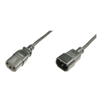 Kabel DIGITUS przedluzajacy zasilajacy Typ IEC C14/IEC C13 M/z czarny 1.8m