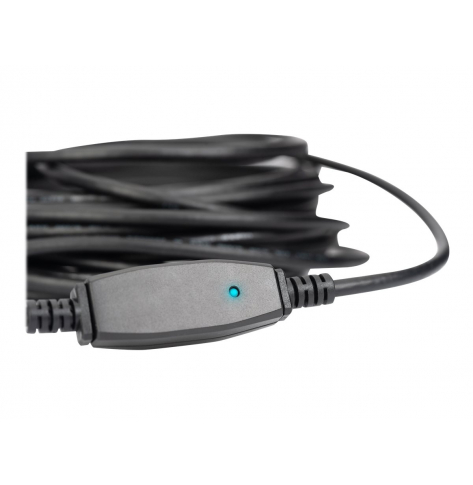 Kabel DIGITUS Przedłużacz kabla USB 3.0 SuperSpeed Type USB A/A M/F active black 20m
