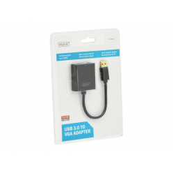 Kabel DIGITUS USB 3.0 to VGA Adapter Input USB Output VGA
