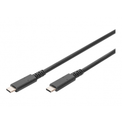 Kabel DIGITUS USB 4.0 connection Type - C to Type - C max. resolution 8K/30Hz PD 3.0 40Gbits/s 8m