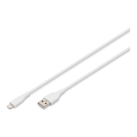 Kabel DIGITUS USB Silicone charging USB-A - Lightning 2m USB 2.0 12W white