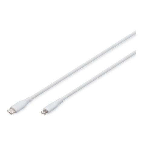 Kabel DIGITUS USB Silicone charging USB-C - Lightning 2m USB 2.0 60W white
