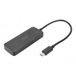 Kabel DIGITUS USB-C - 3x DP MST Video Splitter DP 1.4 4K/60Hz