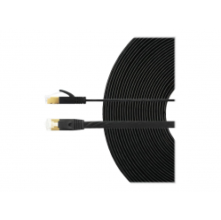 Kabel EDIMAX sieciowy - CAT 7 U-FTP AWG32 Bare copper Flat 10m czarny