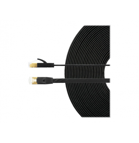 Kabel EDIMAX sieciowy - CAT 7 U-FTP AWG32 Bare copper Flat 10m czarny