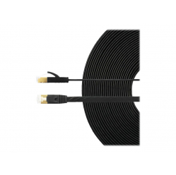 Kabel EDIMAX sieciowy - CAT 7 U-FTP AWG32 copper Flat 5m czarny