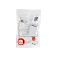 Adapter GEMBIRD A-DPM-DVIF-03-W Displayport v1.2 m / DVI f 29pin 10cm bialy