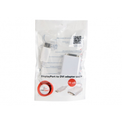 GEMBIRD A-DPM-DVIF-03-W adapter Displayport v1.2 (M) -> DVI(F)29pin 10cm, bialy