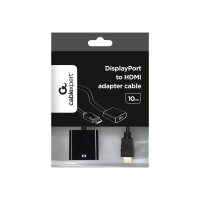 Adapter GEMBIRD A-DPM-HDMIF-002 Displayport m / HDMI f 10cm czarny