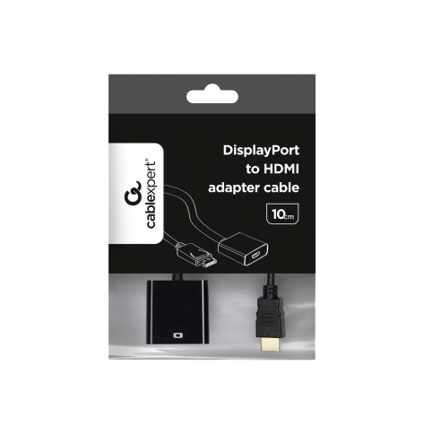 GEMBIRD A-DPM-HDMIF-002 adapter Displayport(M) -> HDMI(F) 10cm black