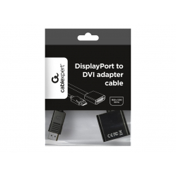 GEMBIRD A-DPM-VGAF-02 adapter displayport 1.1->VGA, na kablu, czarny