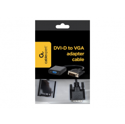 GEMBIRD A-DVID-VGAF-01 adapter DVI-D/VGA (24M/15F) czarny