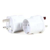 Adapter GEMBIRD A-AC-EUFUKM-01 AC - UK do EU schuko 13A
