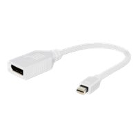 Adapter GEMBIRD Displayport mini m / Displayport f bialy na kablu 10cm