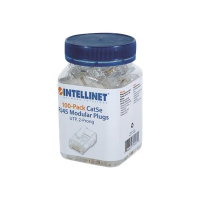 Złącze sieciowe INTELLINET RJ45 UTP linka 8p8c kat. 5e sloik 100szt