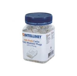 INTELLINET wtyk RJ45 UTP linka 8p8c kat. 5e sloik 100szt