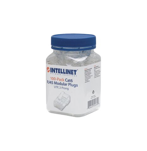 INTELLINET wtyk RJ45 UTP linka 8p8c. kat. 6 sloik 100szt