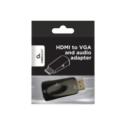GEMBIRD adapter HDMI-A(M)->VGA(F) + Audio
