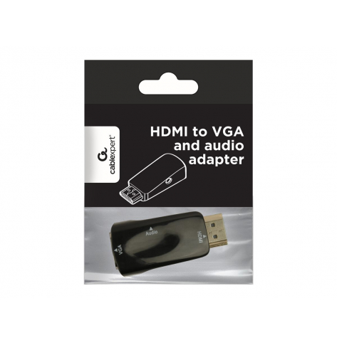 GEMBIRD adapter HDMI-A(M)->VGA(F) + Audio