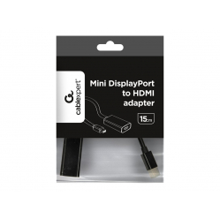 GEMBIRD adapter mini displayport 1.1->HDMI, na kablu, czarny