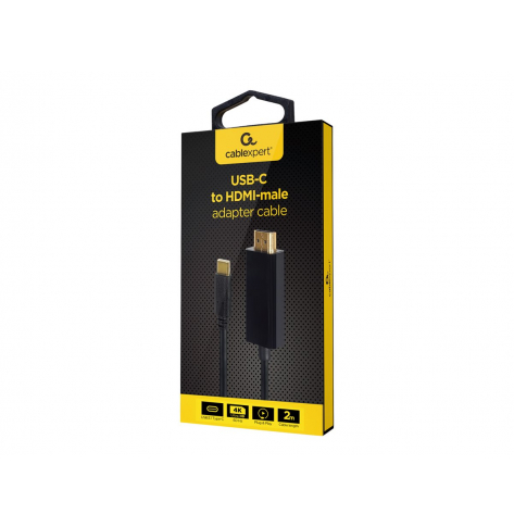 GEMBIRD Adapter USB-C do HDMI F czarny