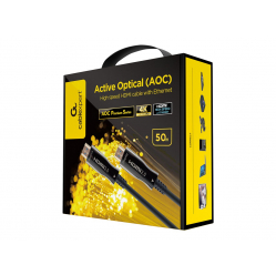 Kabel GEMBIRD Aktywny optyczny High Speed HDMI z Ethernetem AOC Premium Series 50m