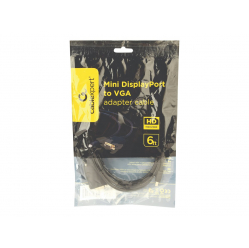Kabel GEMBIRD CC-mDPM-VGAM-6 mini DisplayPort (M) -> VGA (M), 1.8m