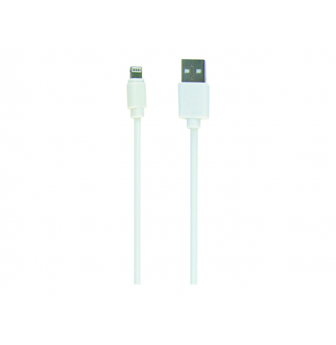Kabel GEMBIRD CC-USB2-AMLM-W-10 USB do 8-pin ladowanie transmisja (Ipad,Iphone5/6/7/8/X) 3m bial