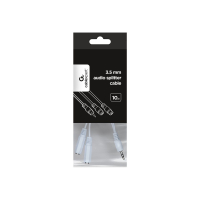 Adapter GEMBIRD CCA-415W jack m / 2x jack f 10cm blister