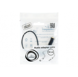 Kabel GEMBIRD CCA-419 kable stereo minijack->minijack M/F PIN 17.5CM