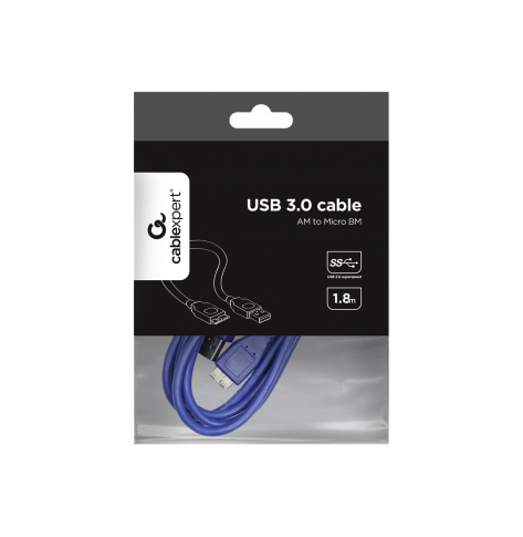 Kabel GEMBIRD CCP-MUSB3-AMBM-6 AM-Micro USB 3.0 1.8M