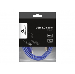 Kabel GEMBIRD CCP-USB3-AMAF-10 AM-AF przedluzacz USB 3.0 3m