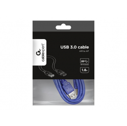 Kabel GEMBIRD CCP-USB3-AMAF-6 AM-AF przedluzacz USB 3.0 1.8M