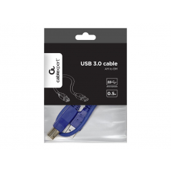 Kabel GEMBIRD CCP-USB3-AMBM-0.5M AM-BM USB 3.0, 0.5m
