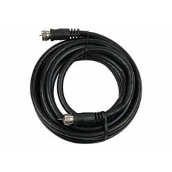 Kabel GEMBIRD CCV-RG6-1.5M antenowy koncentryczny TV/SAT RG6 F M/M, 1.5M, czarny