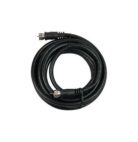 Kabel GEMBIRD CCV-RG6-1.5M antenowy koncentryczny TV/SAT RG6 F M/M, 1.5M, czarny
