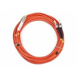 Kabel GEMBIRD CFO-LCST-OM2-10M sieciowy - OM2 50/125 ST LC 10m