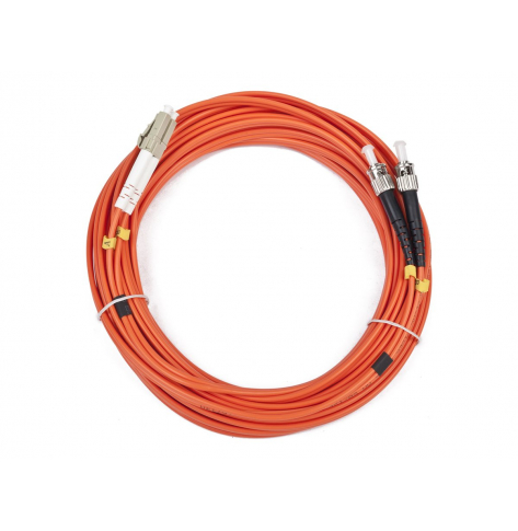 Kabel GEMBIRD CFO-LCST-OM2-10M sieciowy - OM2 50/125 ST LC 10m