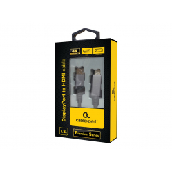Kabel GEMBIRD DisplayPort to HDMI Premium Series 1.8m
