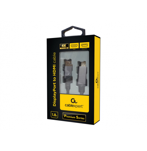 Kabel GEMBIRD DisplayPort to HDMI Premium Series 1.8m