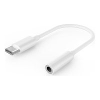 Kabel GEMBIRD audio mini Jack żeński 3.5mm do USB-CM biały