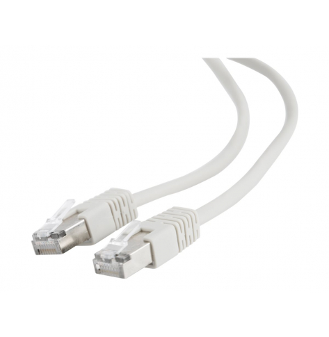 Kabel GEMBIRD krosowy - CAT 5e RJ45 oslonka zalewana FTP 0.25m szary