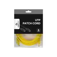 Kabel GEMBIRD krosowy - CAT 6 UTP 5m żółty