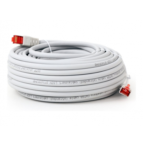 Kabel GEMBIRD krosowy - CAT 6a SFTP LSZH 45m szary