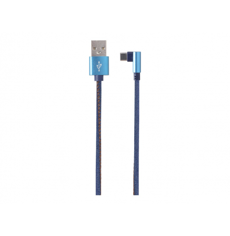 Kabel GEMBIRD USB-C Premium 8-pin metal connectors 1m niebieski
