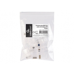 GEMBIRD LC-8P8C-001/10 wtyk sieciowy RJ45 (10 sztuk) kat. 5e, 8P8C, 30U, do drut