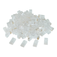 Wtyk sieciowy GEMBIRD LC-8P8C-002/10 RJ45 (10 sztuk) kat. 6, 8P8C, 30U, do drut
